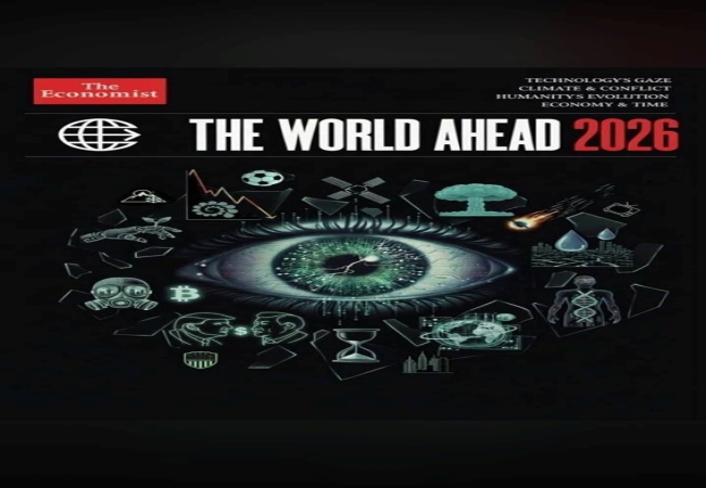 Γεώργιος Αποστολάκης, Μια απόπειρα ψύχραιμης αναγνώσεως του εξώφυλλου The Economist  Ιανουαρίου 2026